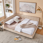 Queen Size Upholstered Tufted Bed Frame