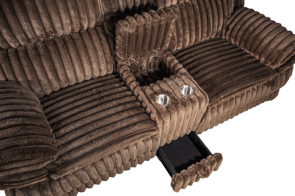 Living Room Reclining Couch 2pc Manual Sofa Set