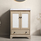 Modern Bathroom Vanity with Ceramic Basin