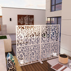 Metal Privacy Screens W3.8Ft X H6Ft