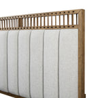 Queen Upholstered and Strap Panel Bed