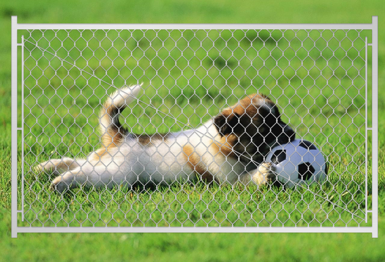 Adjustable 3.8FT Chain Link Walk Gate Kit