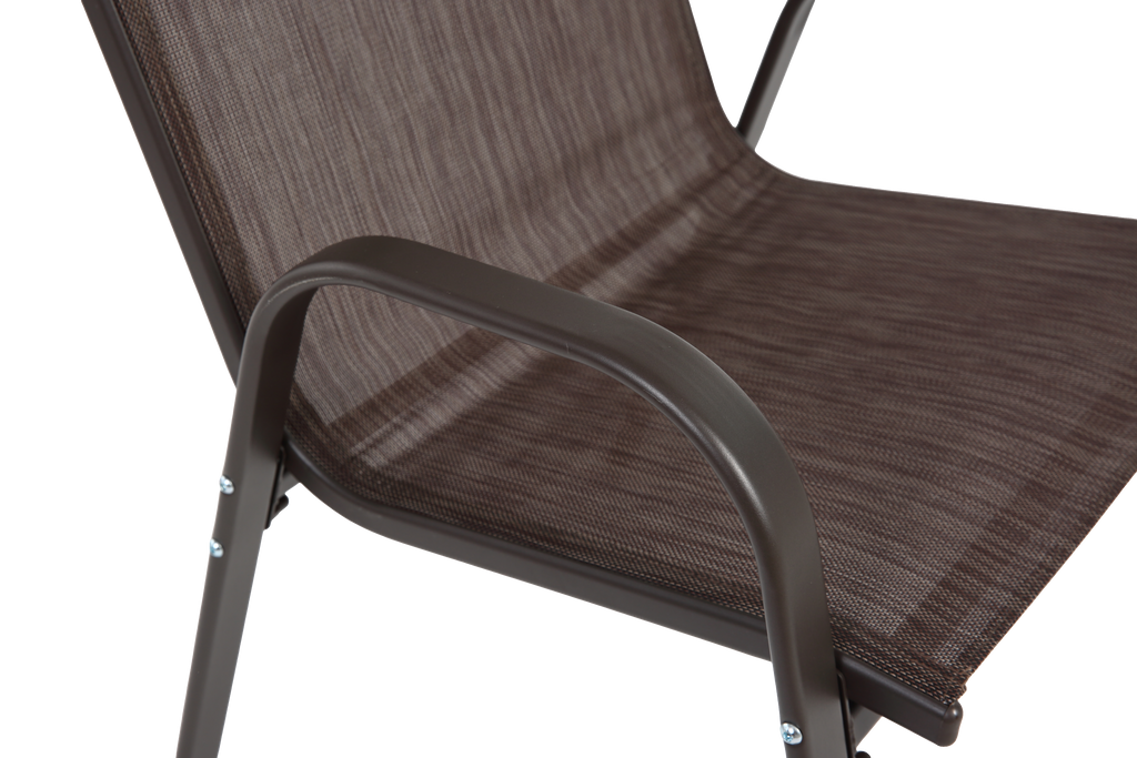 6 Piece Patio Chairs, Outdoor Camping Chairs with Breathable Textilene Fabric