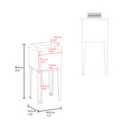 Katy Compact Utility Sink with Metal Legs for Laundry Room
