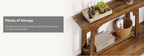 41 Inch Wood Console Table Behind Couch