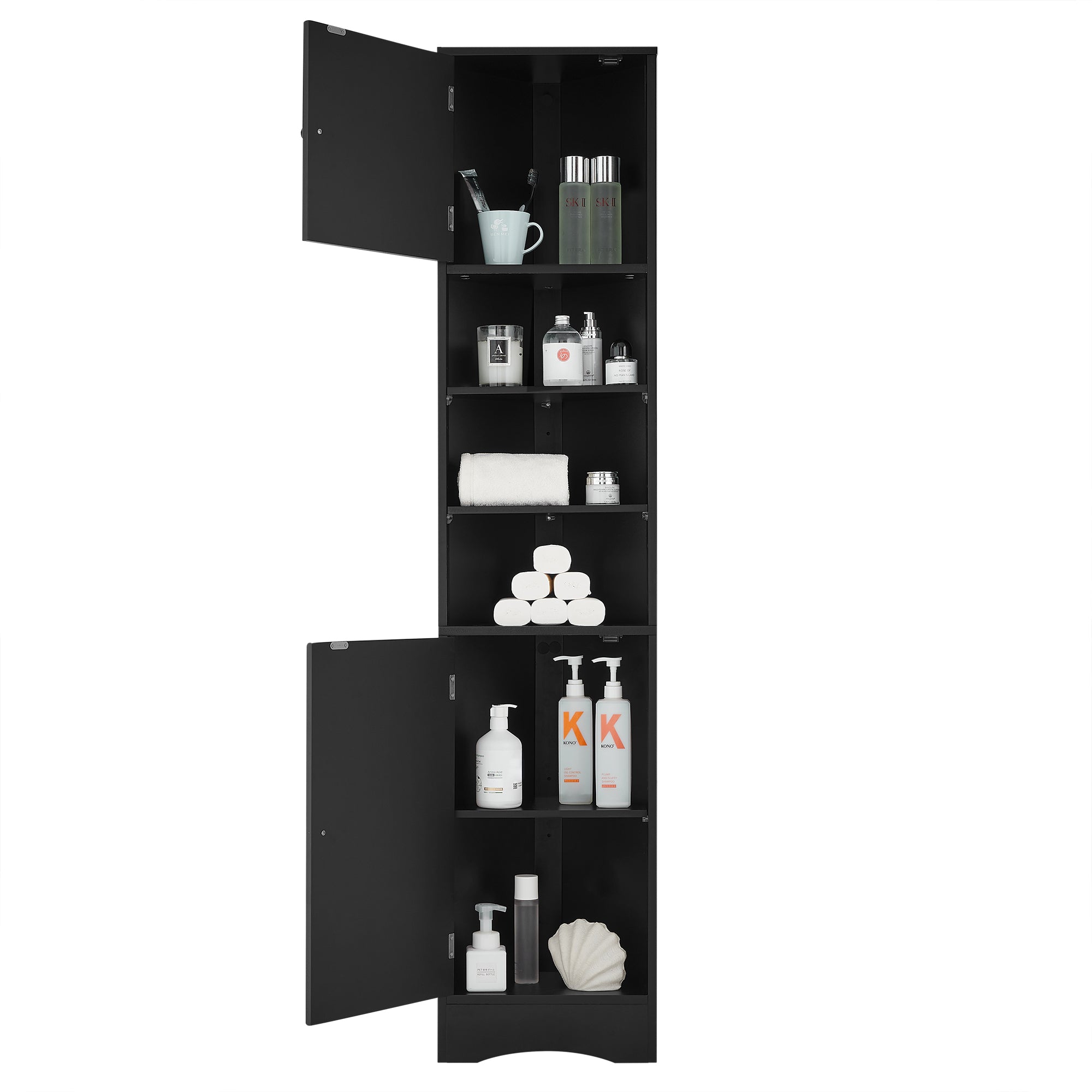 Multi-Functional Corner Cabinet Tall Bathroom Storage