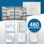 480 Keys Key Cabinet With Key Lock