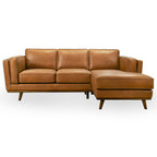 Chase Genuine Leather Sectional Right Facing