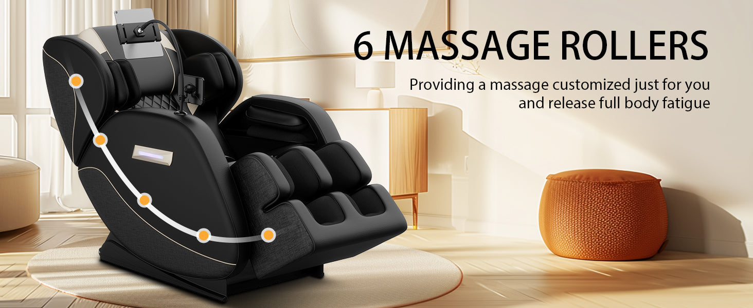 Massage Chair Recliner with Zero Gravity and Full Body Air Pressure