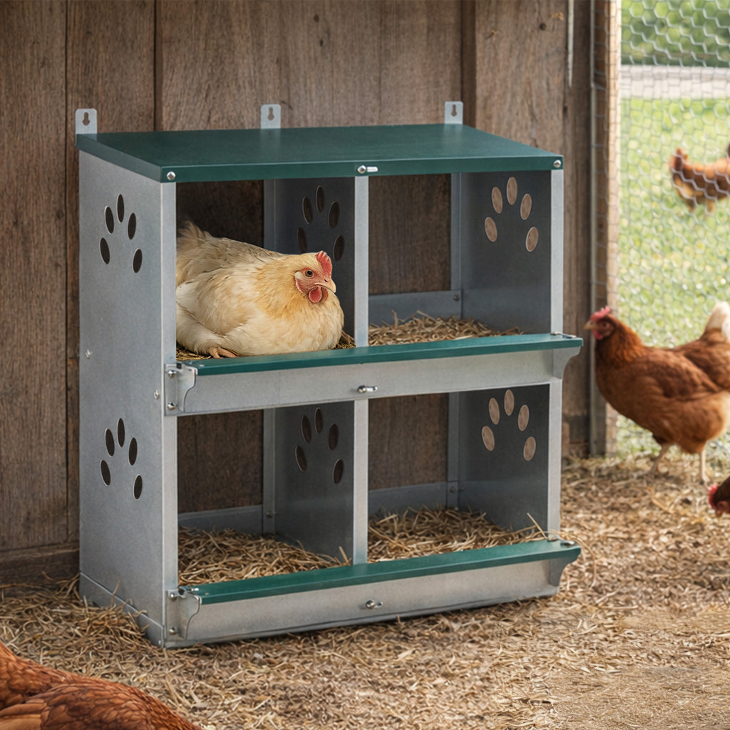 4 Compartment Chicken Nesting Boxes