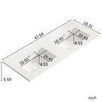Double Bowl Ceramic Bathroom Sink