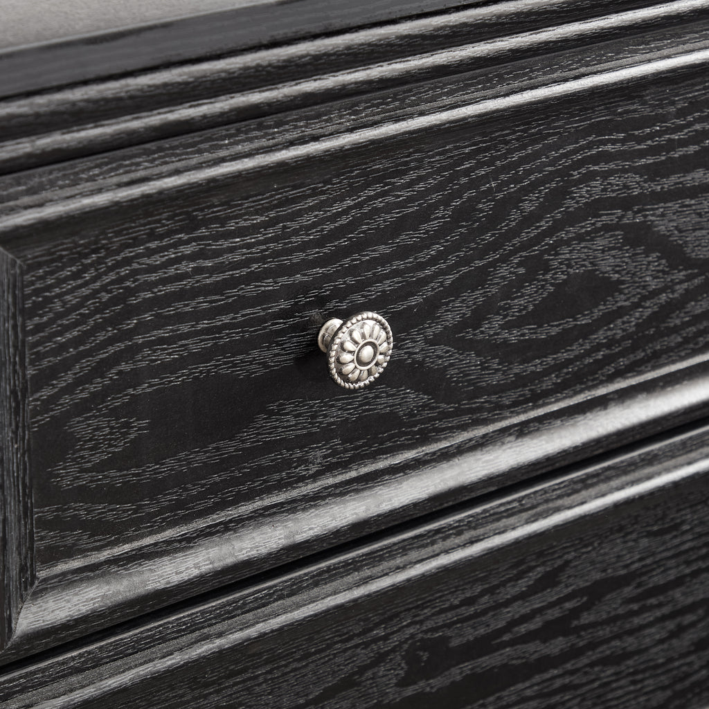 Modern 5-Drawer Dresser with Storage Cabinet