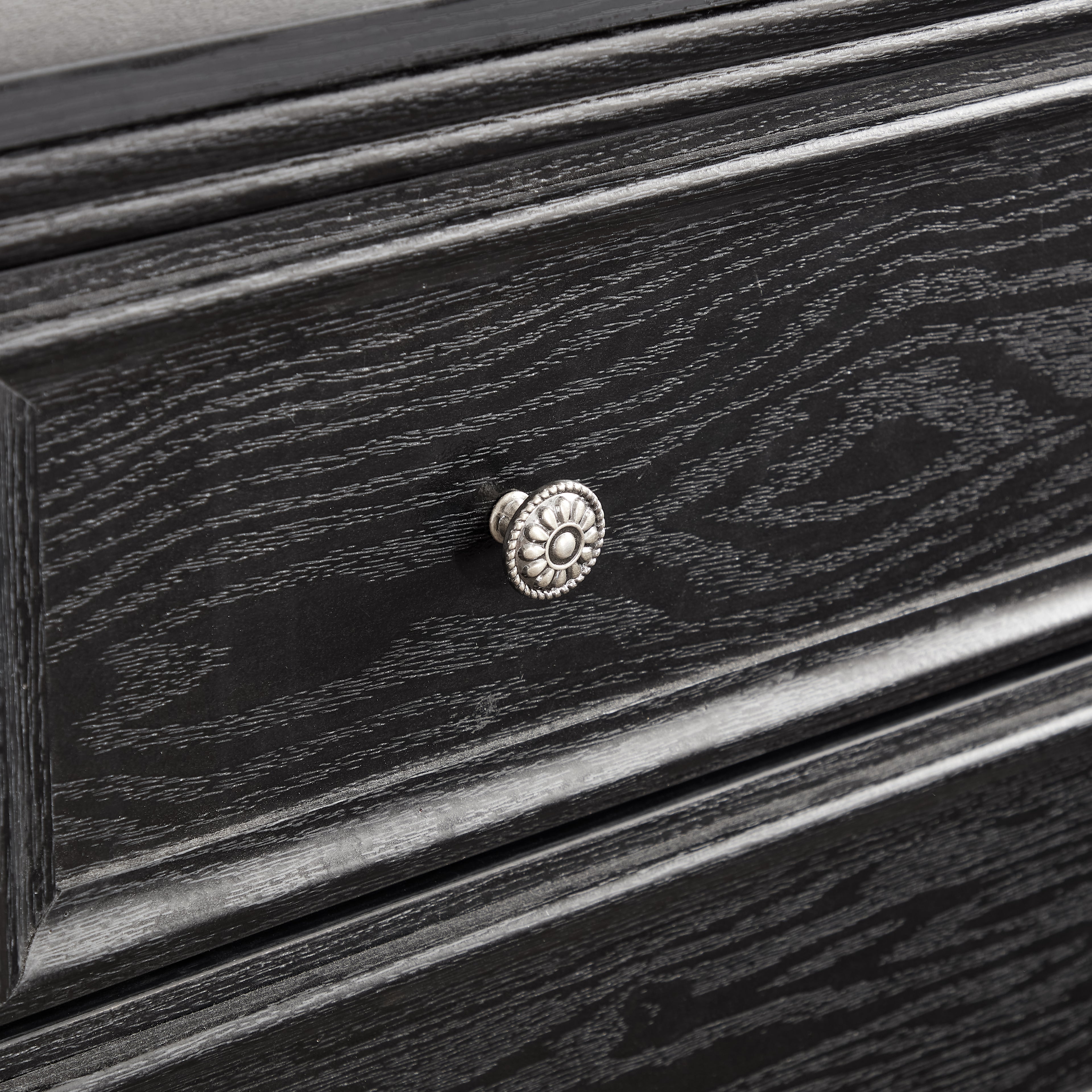 Modern 5-Drawer Dresser with Storage Cabinet