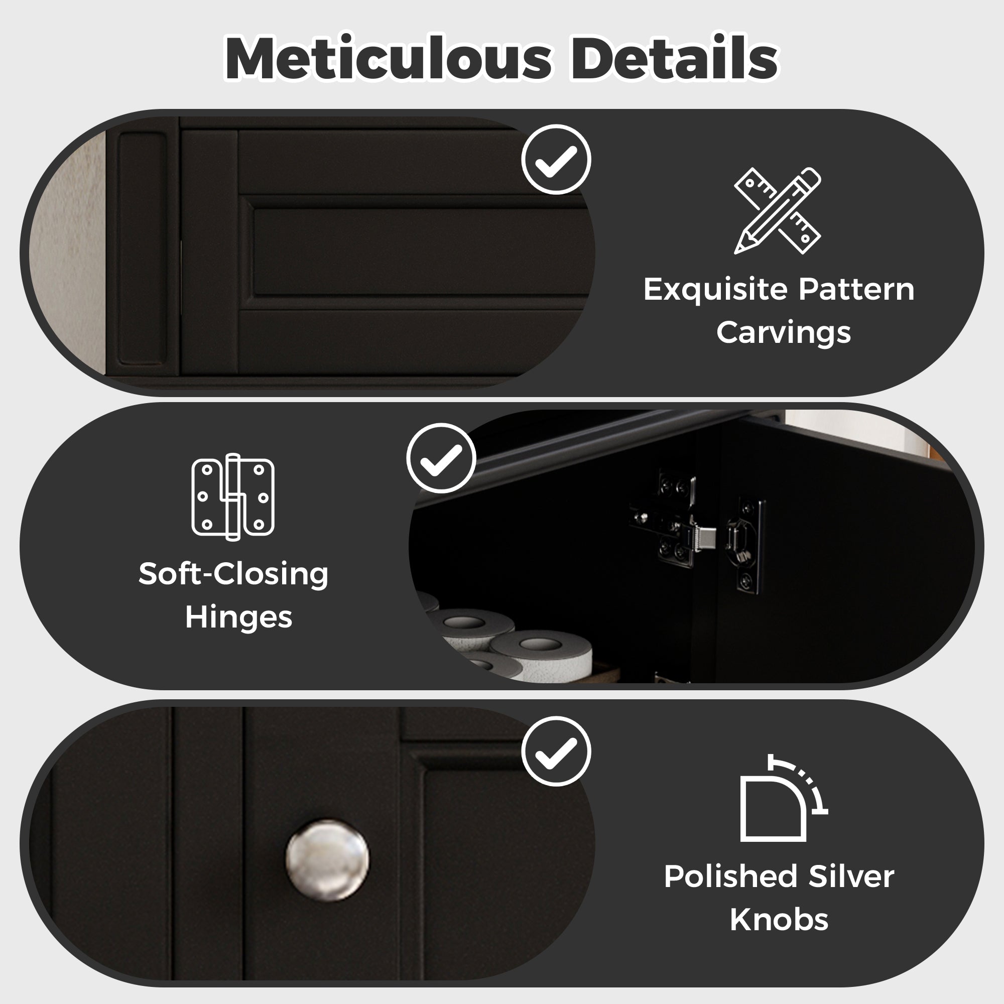 36'' Wall Mounted Bathroom Vanity