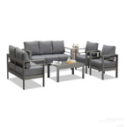 73" All-Weather Aluminum Patio Sofa
