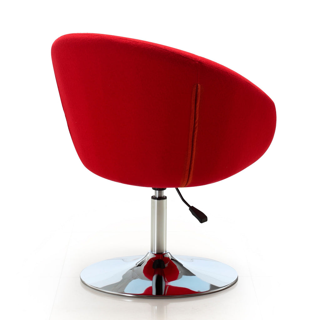 Hopper Upholstered Swivel Lounge Chair