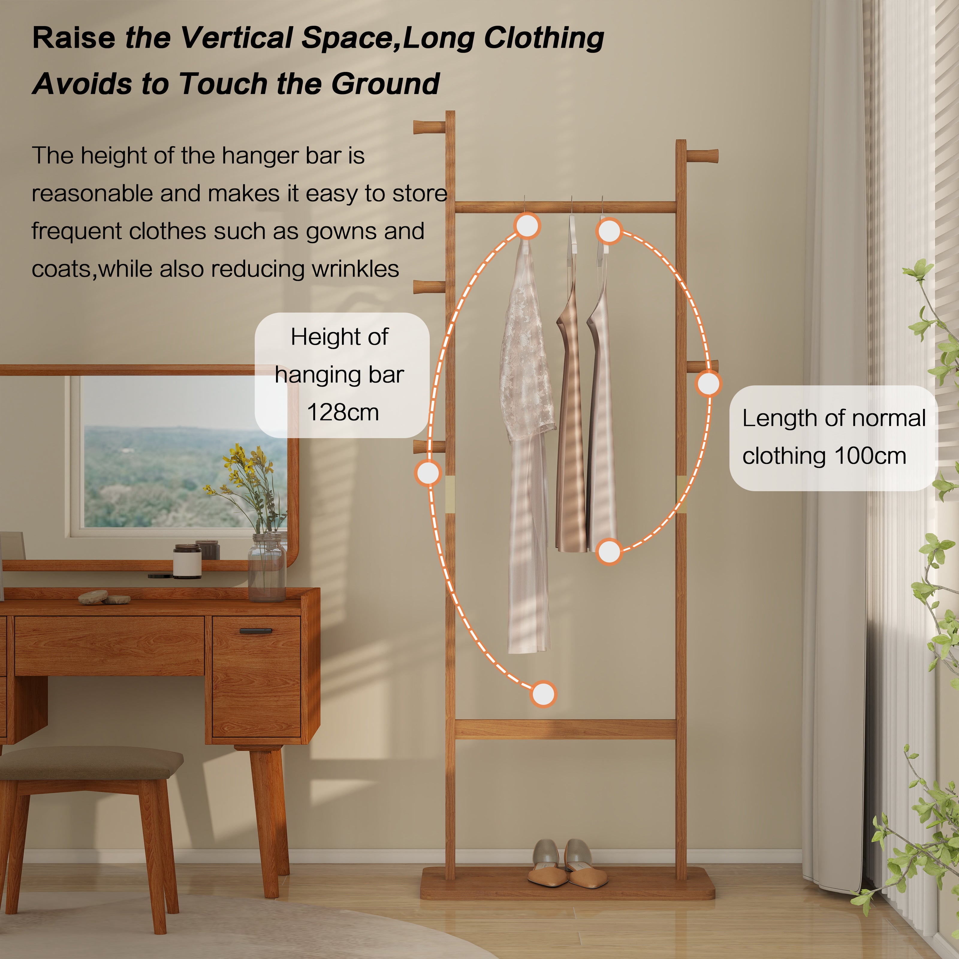 Solid Wood Hanger Set - Elegant and Functional