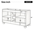 58.3" Bathroom Vanity Cabinet Only Without Vanity Top