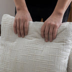 Modern Upholstered End of Bed Bench with Armrests