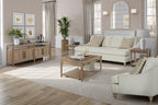Reversible Cushion Sofa with Two Pillows