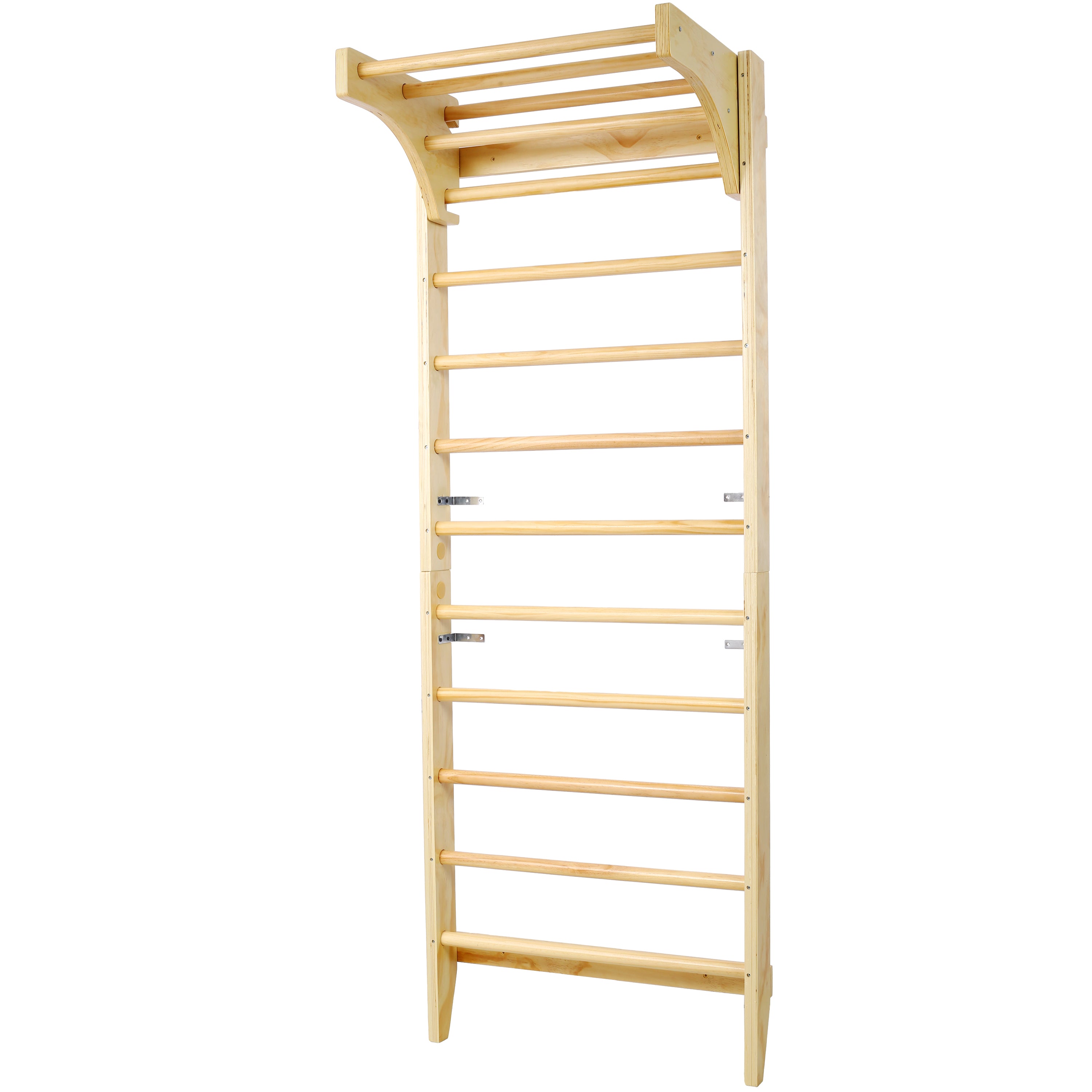 Wooden Swedish Ladder Stall Bars Set for Physical Therapy & Gymnastics