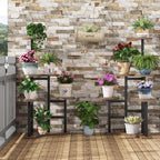 43.70" Height 6-Tier Rustic Plant Shelf