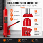 8 Ton Hydraulic Long Ram Jack - Dual Double Piston Pump