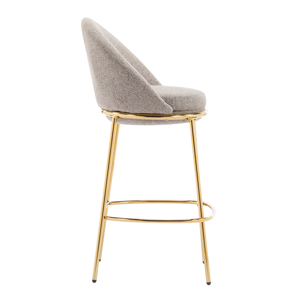 Celano Indoor Metal Upholstered Barstool