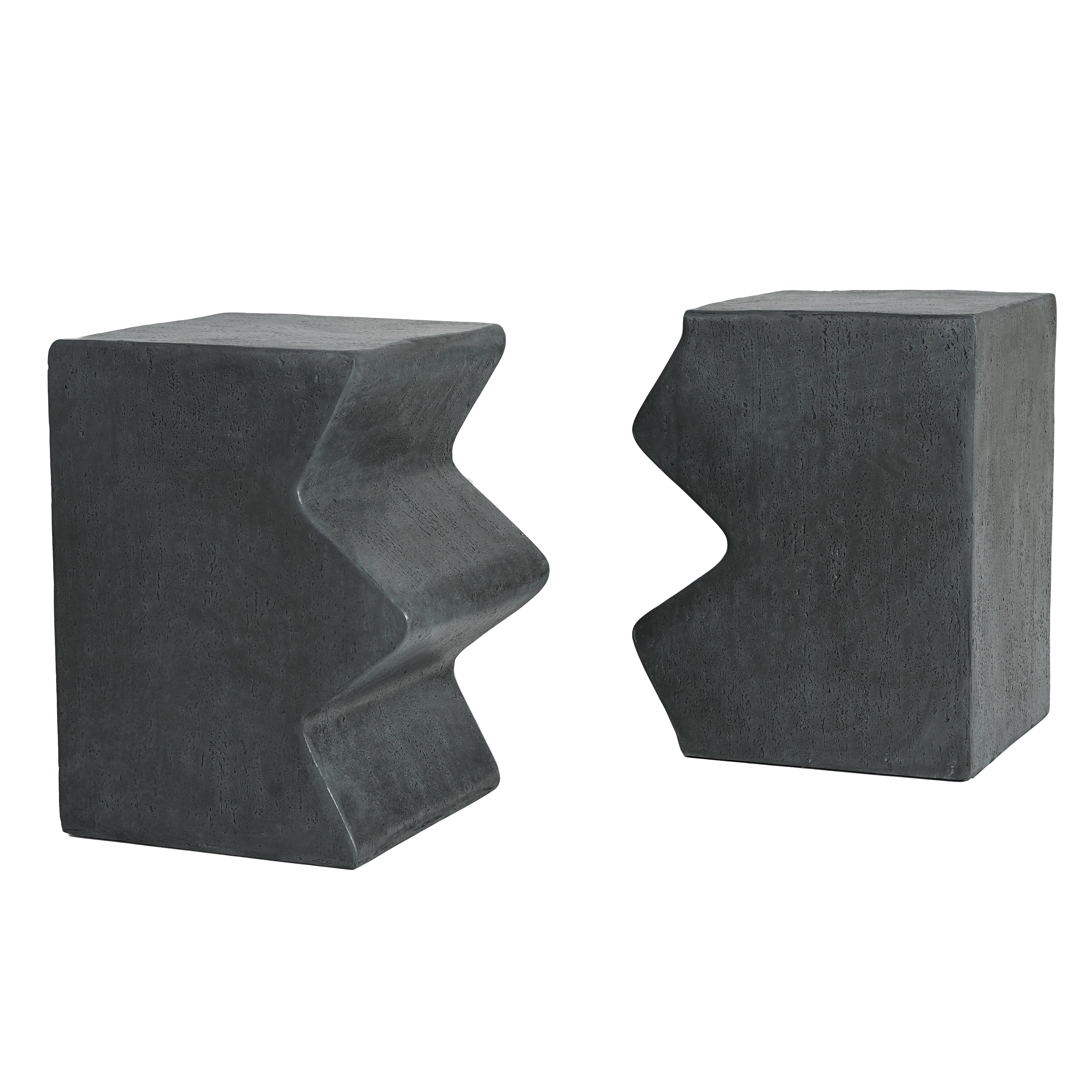 MGO Side Table Set of 2 Rectangular Outdoor Side Tables
