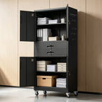 Metal Storage Cabinet with Two Drawers