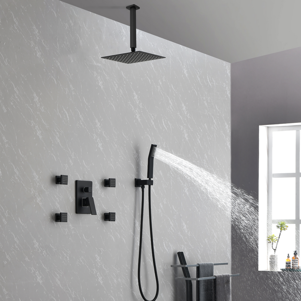 10-Inch Matte Shower System