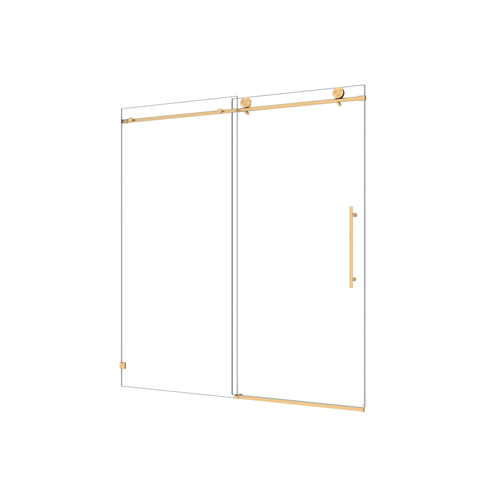 6076 Brushed Shower Door