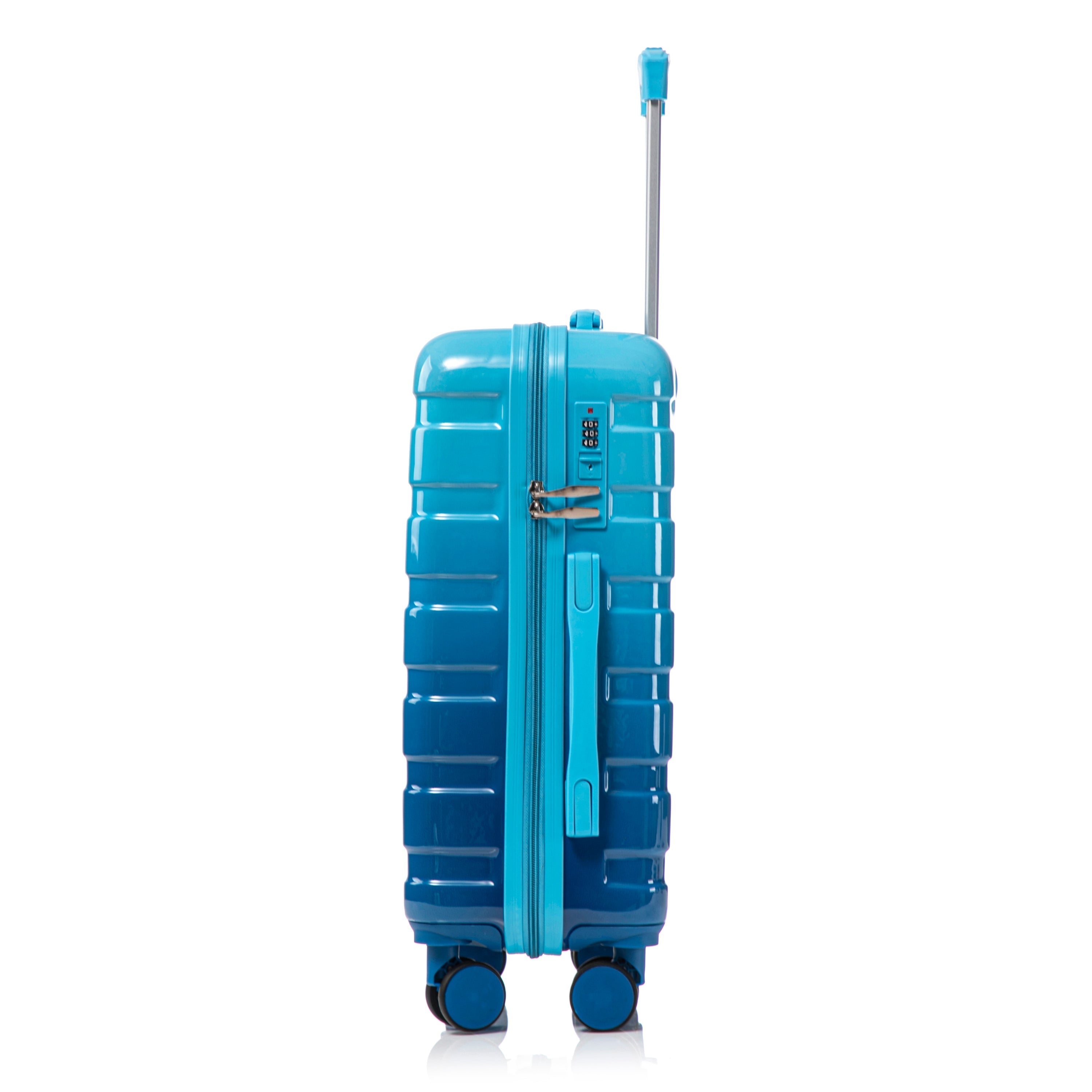14'/20' 2-Piece PC Spinner Wheel Luggage Set with Gradient Color and Lock