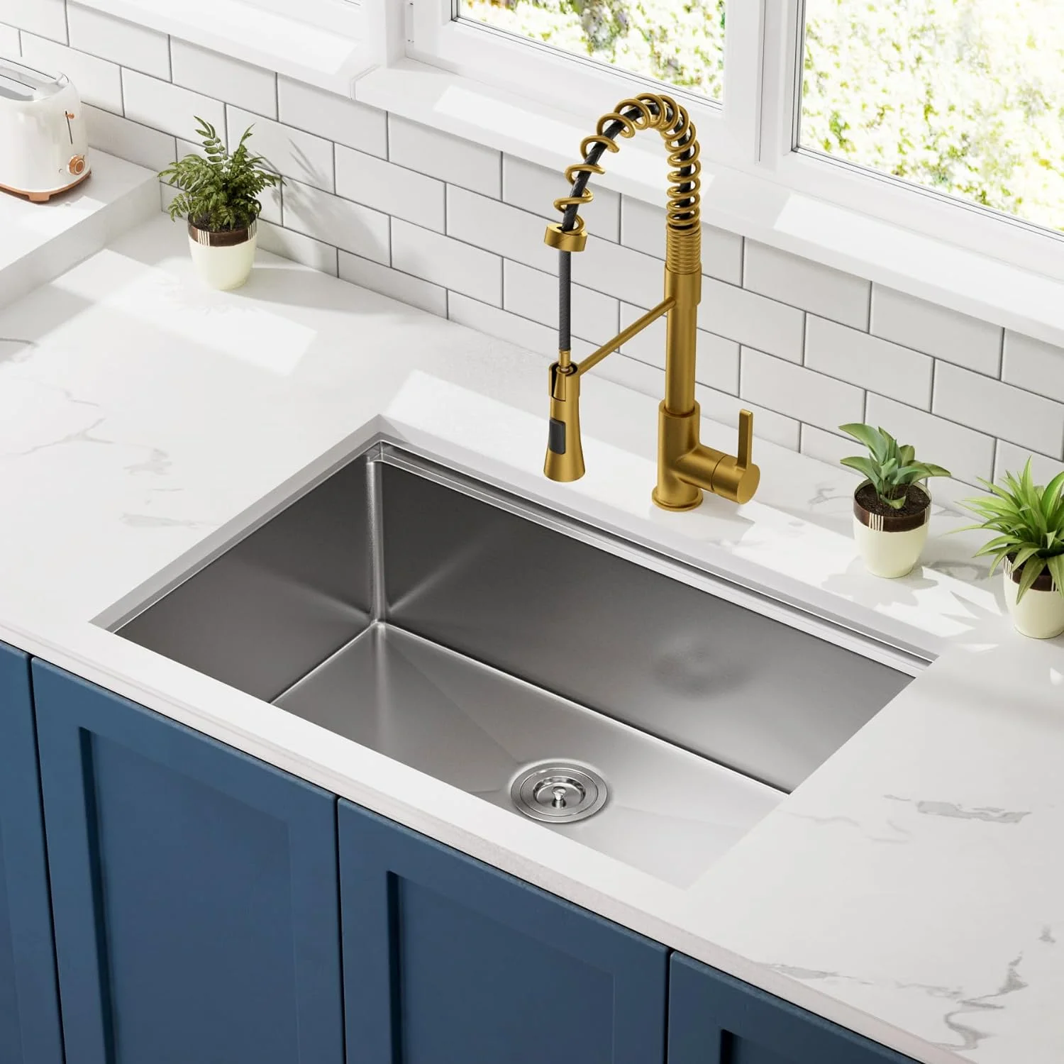 32 x 18 Inch Undermount Workstation Sink