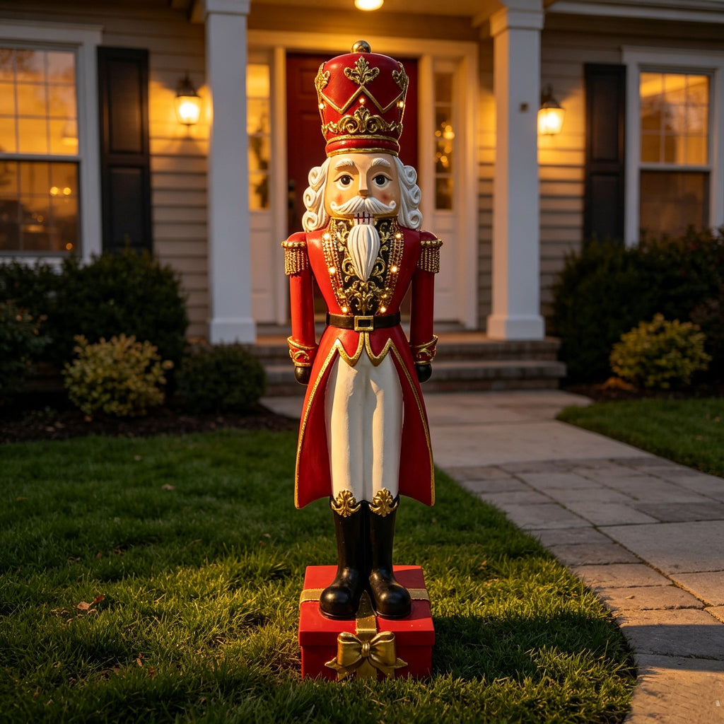 36'' Tall Christmas Nutcracker Soldier Statue