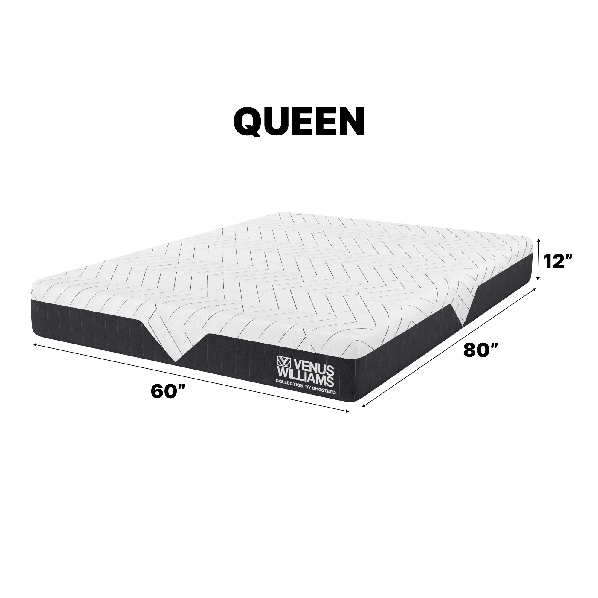 Venus Williams Collection - Legend 12" Foam Mattress - Queen