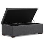 Gabbie 48 Inch Wide Rectangular Storage Ottoman