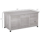 Outsunny 75 Gallon Wooden Deck Box