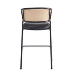 Ethan Indoor Metal Upholstered Barstool Set of 2