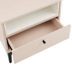 Amara 20" Nightstand in Pale Rose