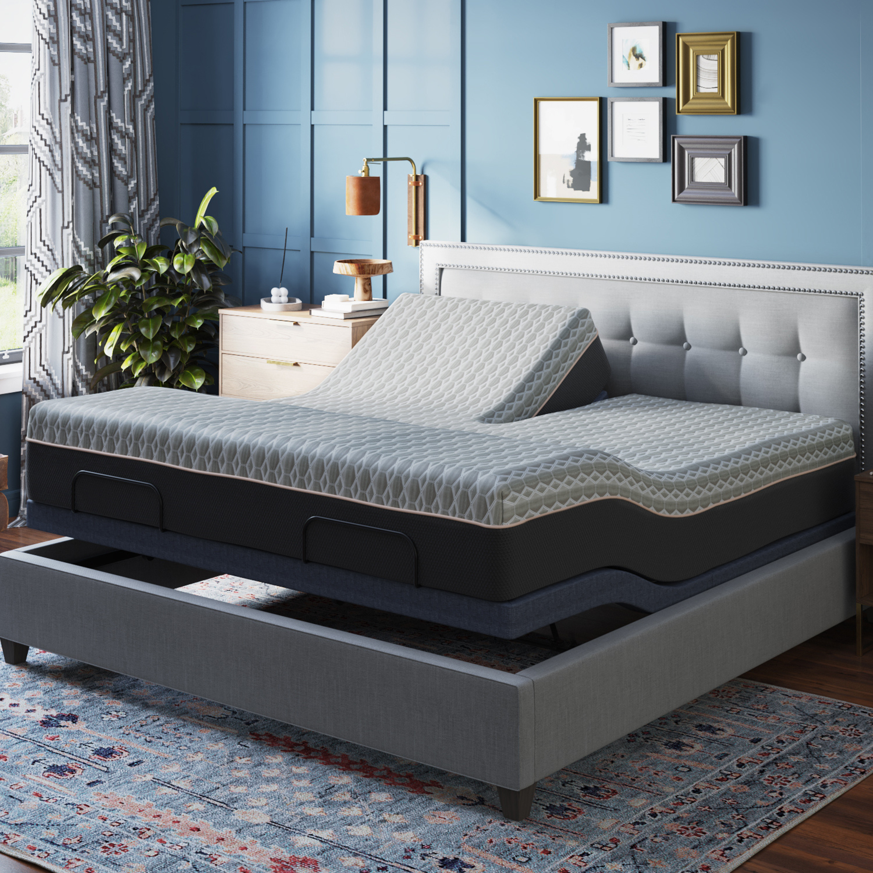 Copper Lux Hybrid 12" Split Top Queen Mattress