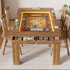 Gaming Table with Removable Top for 4-6 Players