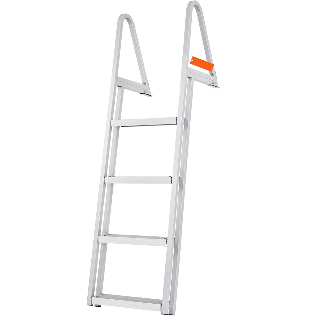 Removable 4-Step Dock Ladder with 350 lbs Load Capacity