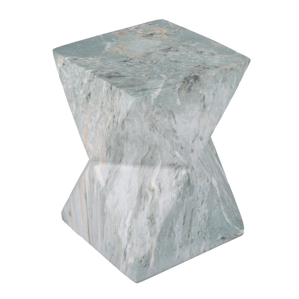 18.5"H Modern Geometric MGO Side Table