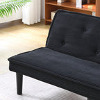 66-Inch Corduroy Sofa Bed