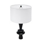 Stylish Black Table Lamp with Aluminum Construction