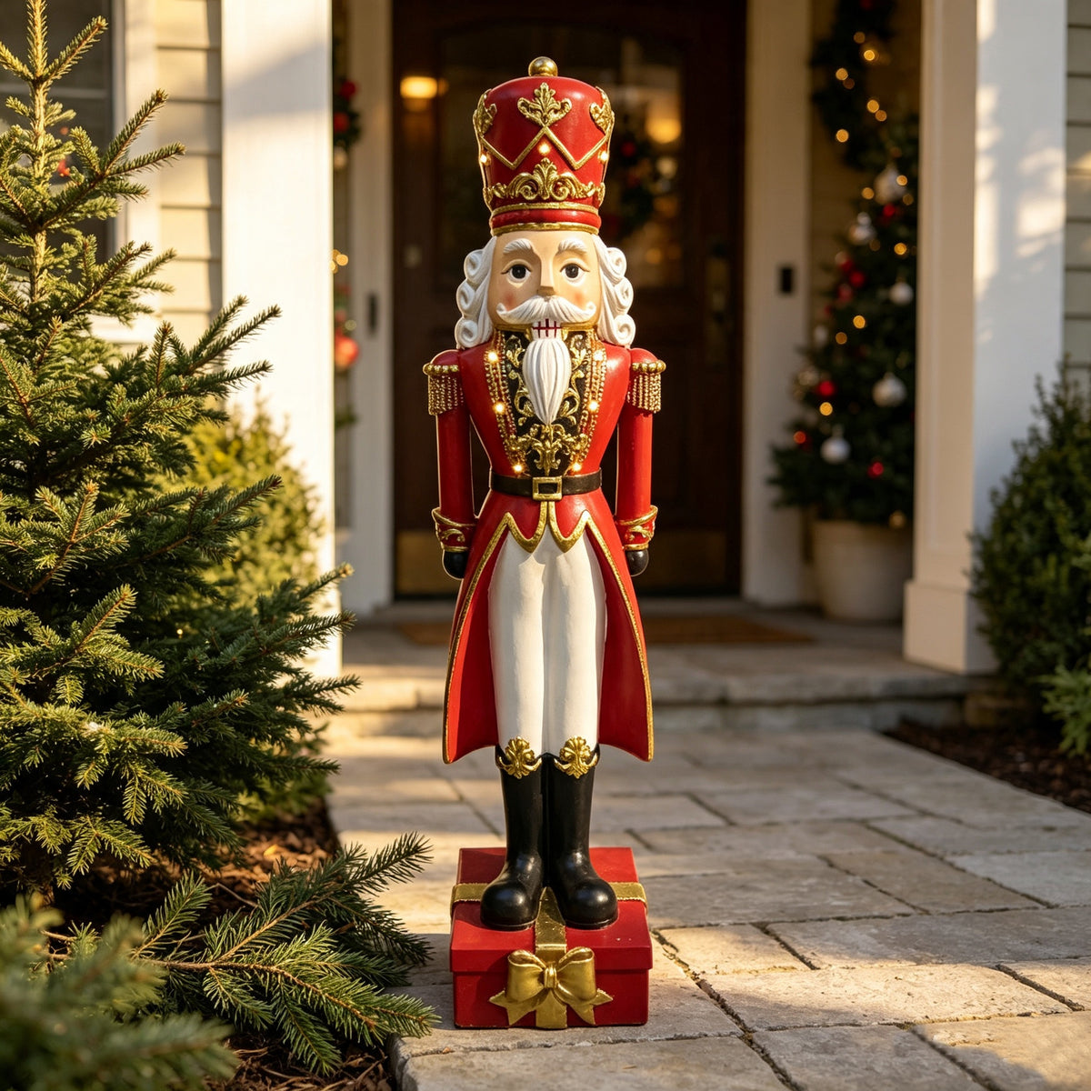 36'' Tall Christmas Nutcracker Soldier Statue