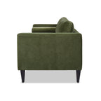 Nicholi 84" Mid-Century Modern Sofa, Olive