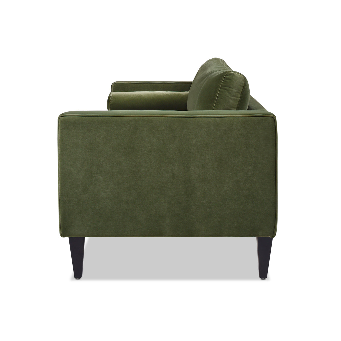 Nicholi 84" Mid-Century Modern Sofa, Olive