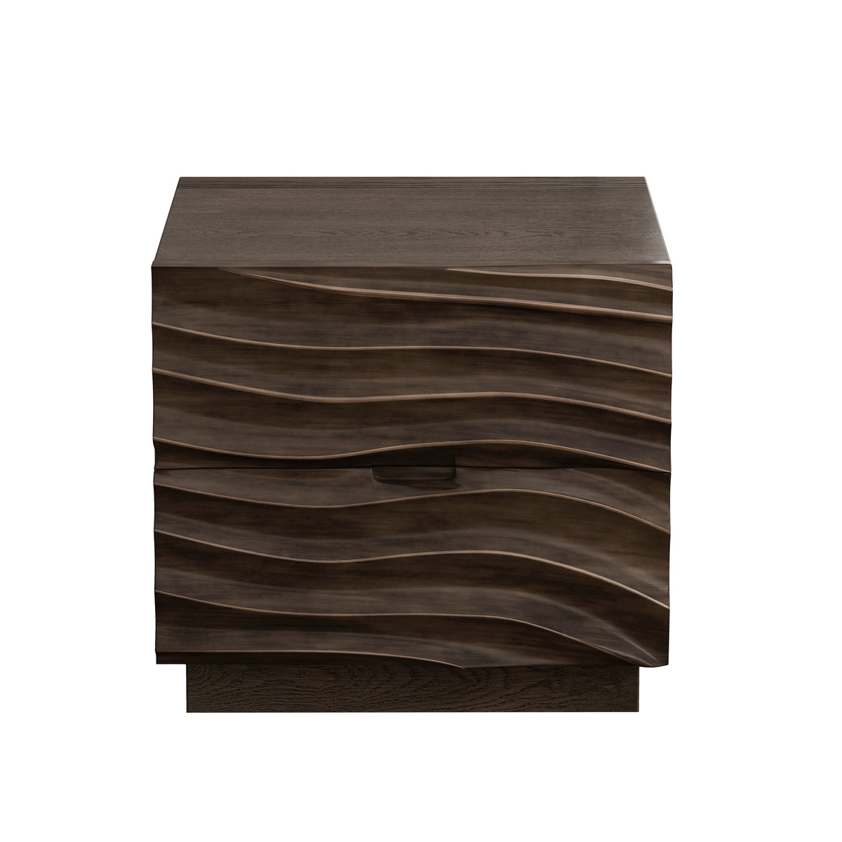 Solid Wood Nightstands, Bedside Table with 2 Drawers